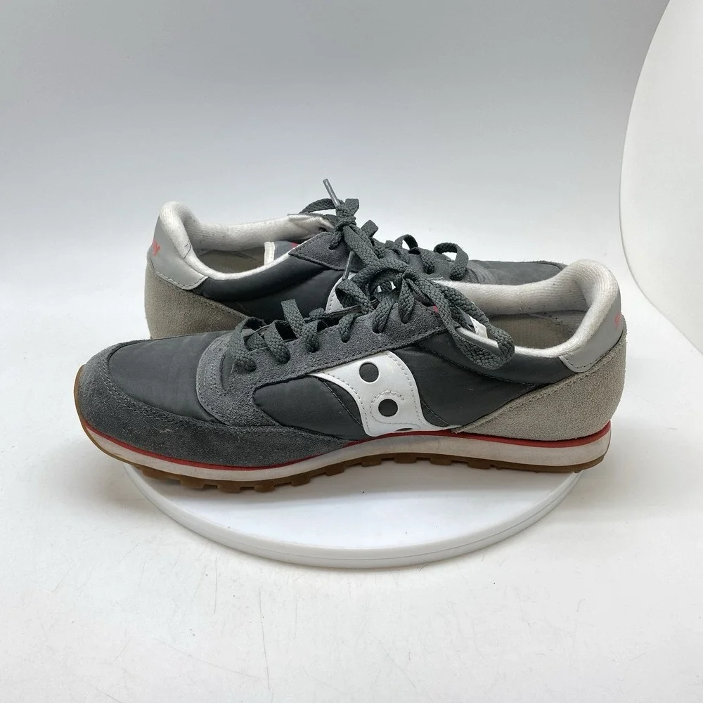 Saucony Jazz Sneakers Mens 10 Gray Suede Classic Athletic Casual Shoes S2866-266